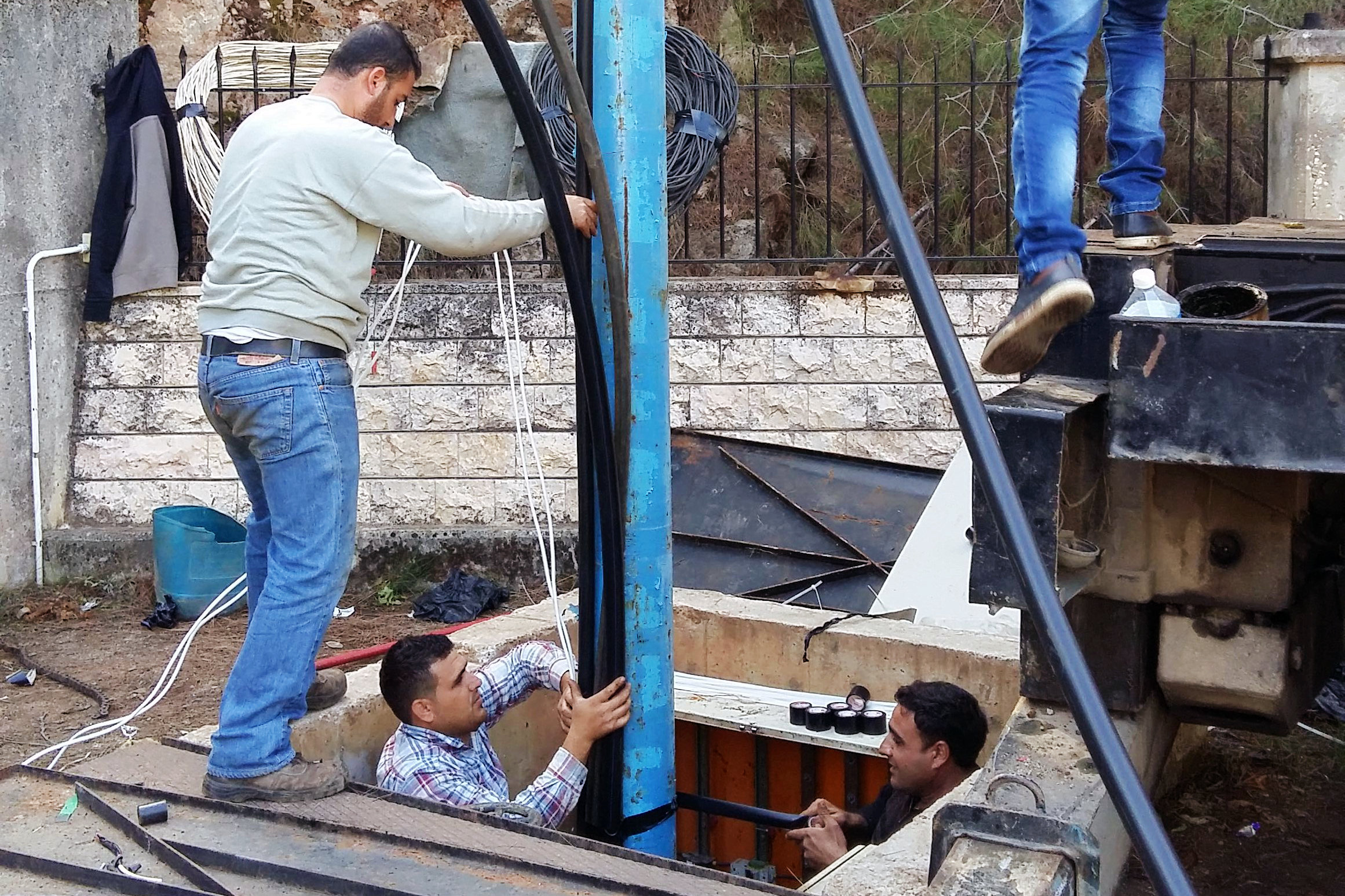 Reparatur Wasserleitung Libanon 