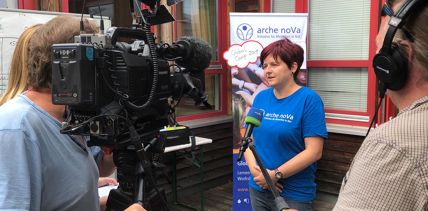 arche noVa Mitarbeiter gibt Interview