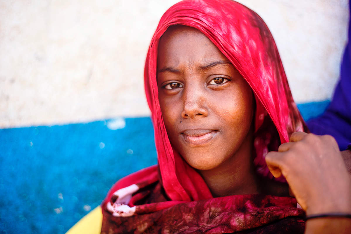 Mädchen in Somalia