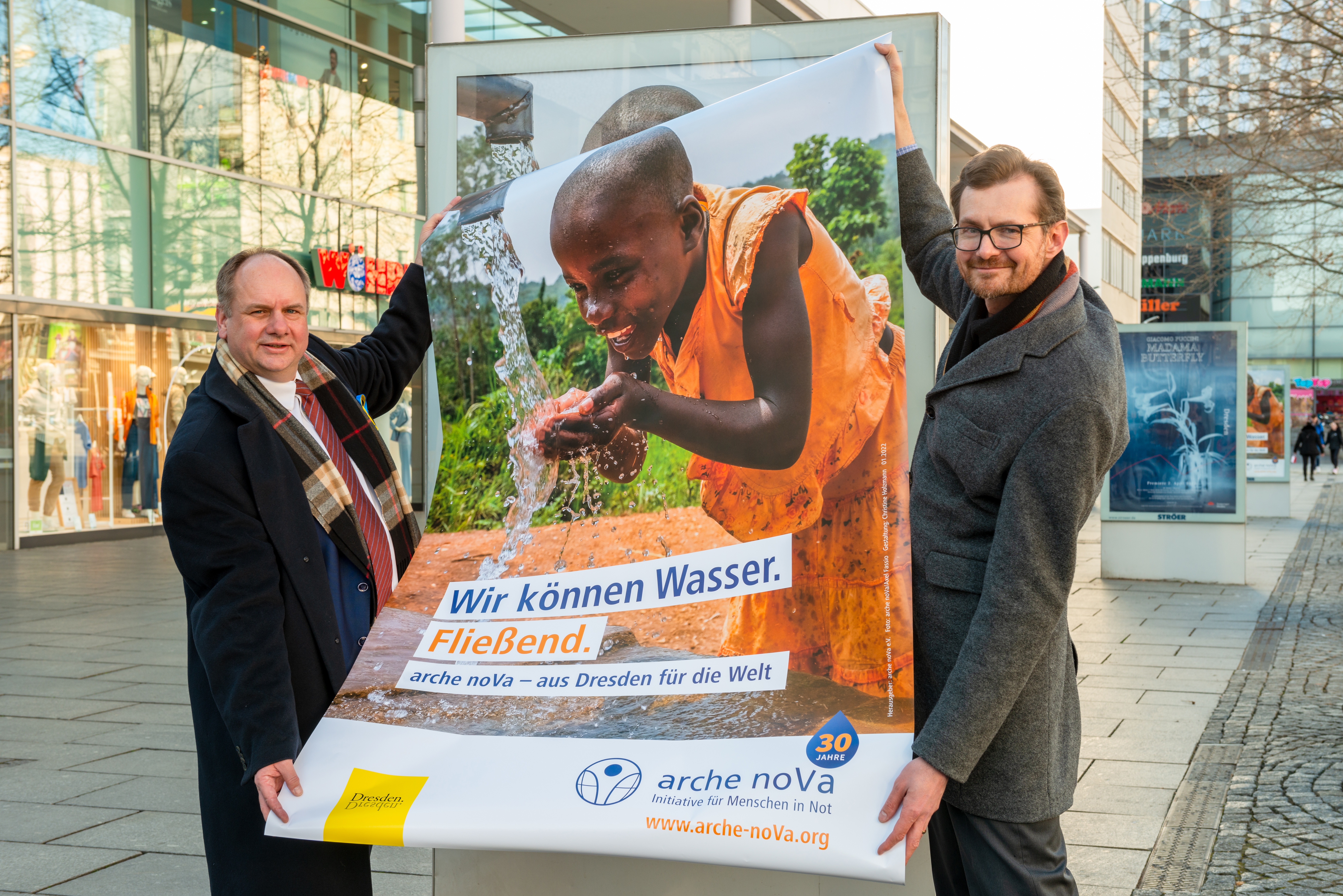 Präsentation der Plakatkampagne "Wir können Wasser. Fließend"