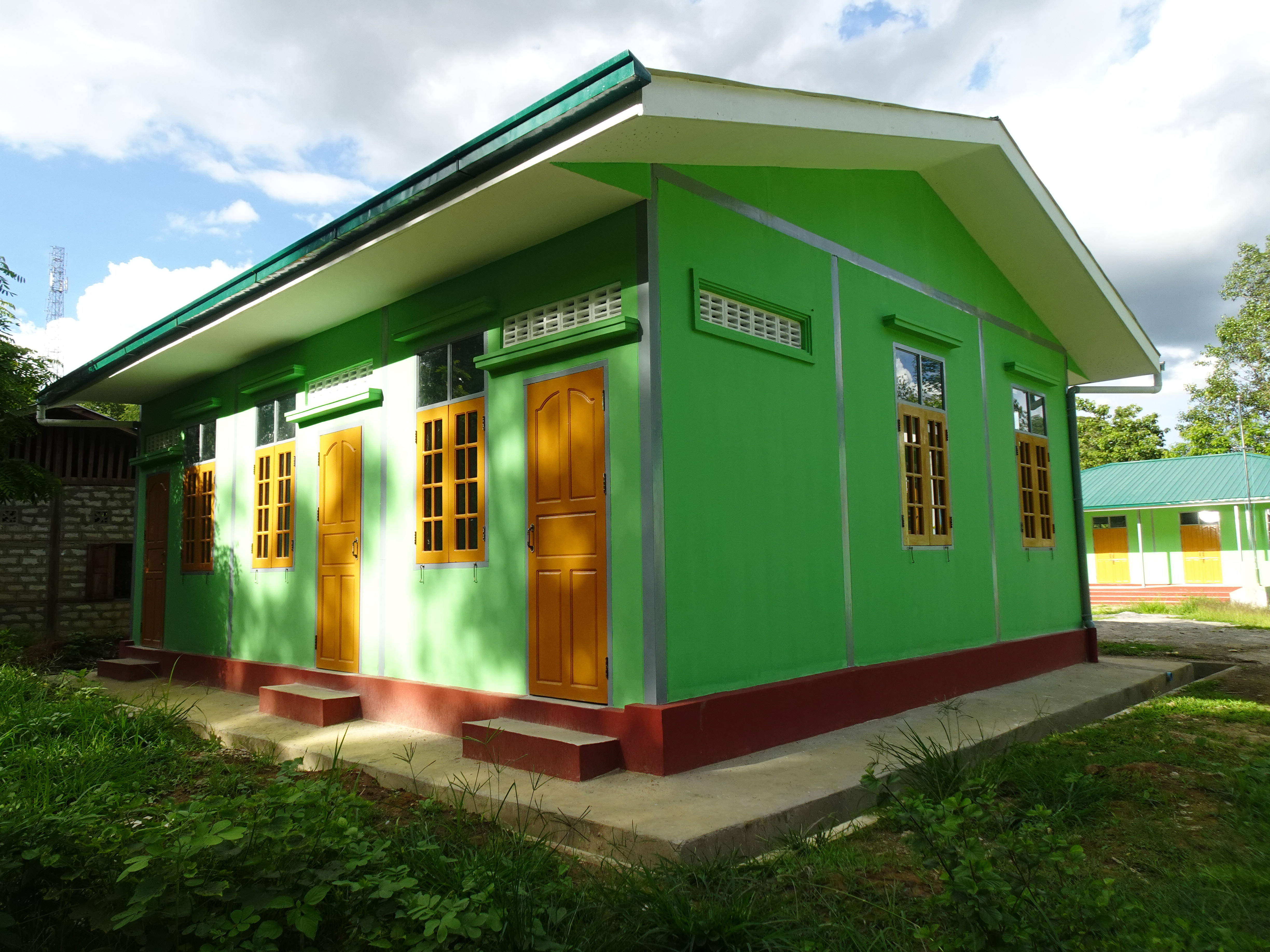 Stable school building in Myanmar 