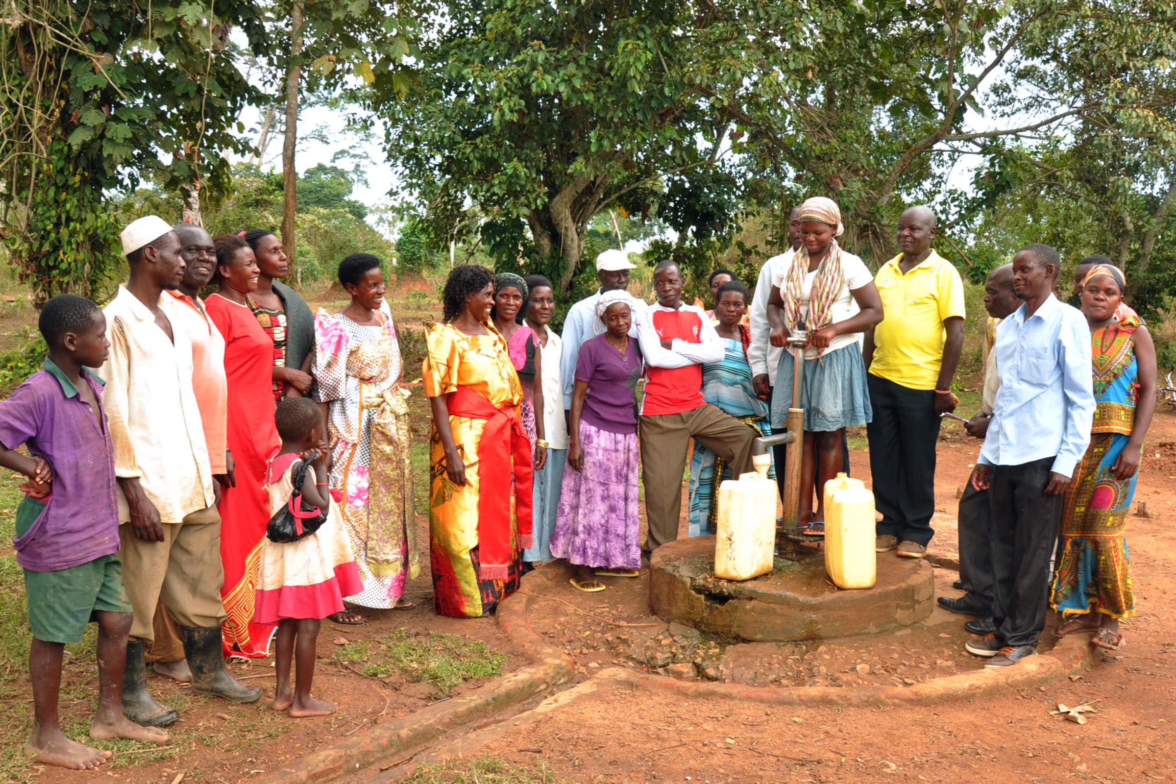 Schulung eines Wasser-Komitees in Kasibante