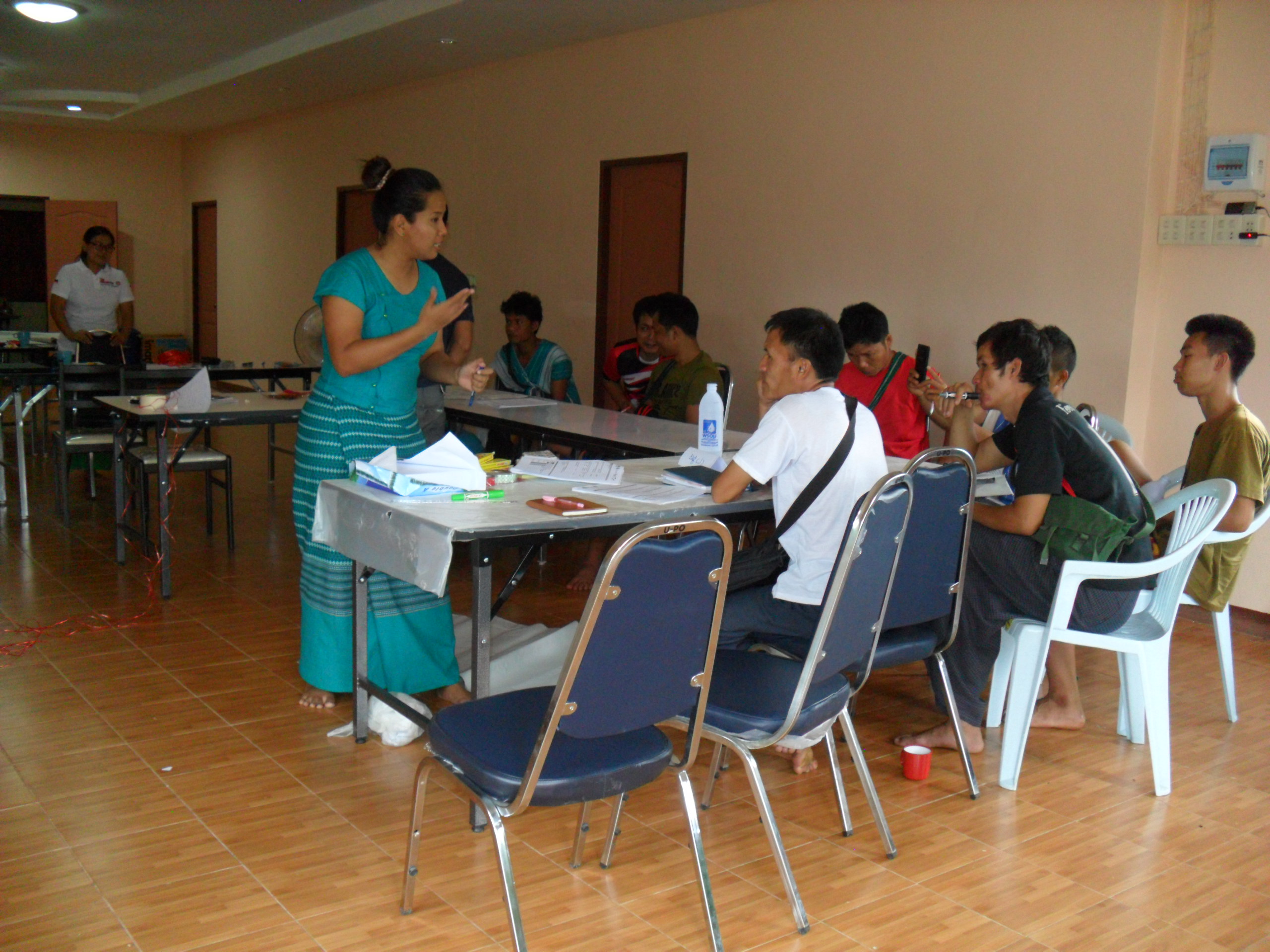 Workshop zu Umweltschutz in Myanmar 