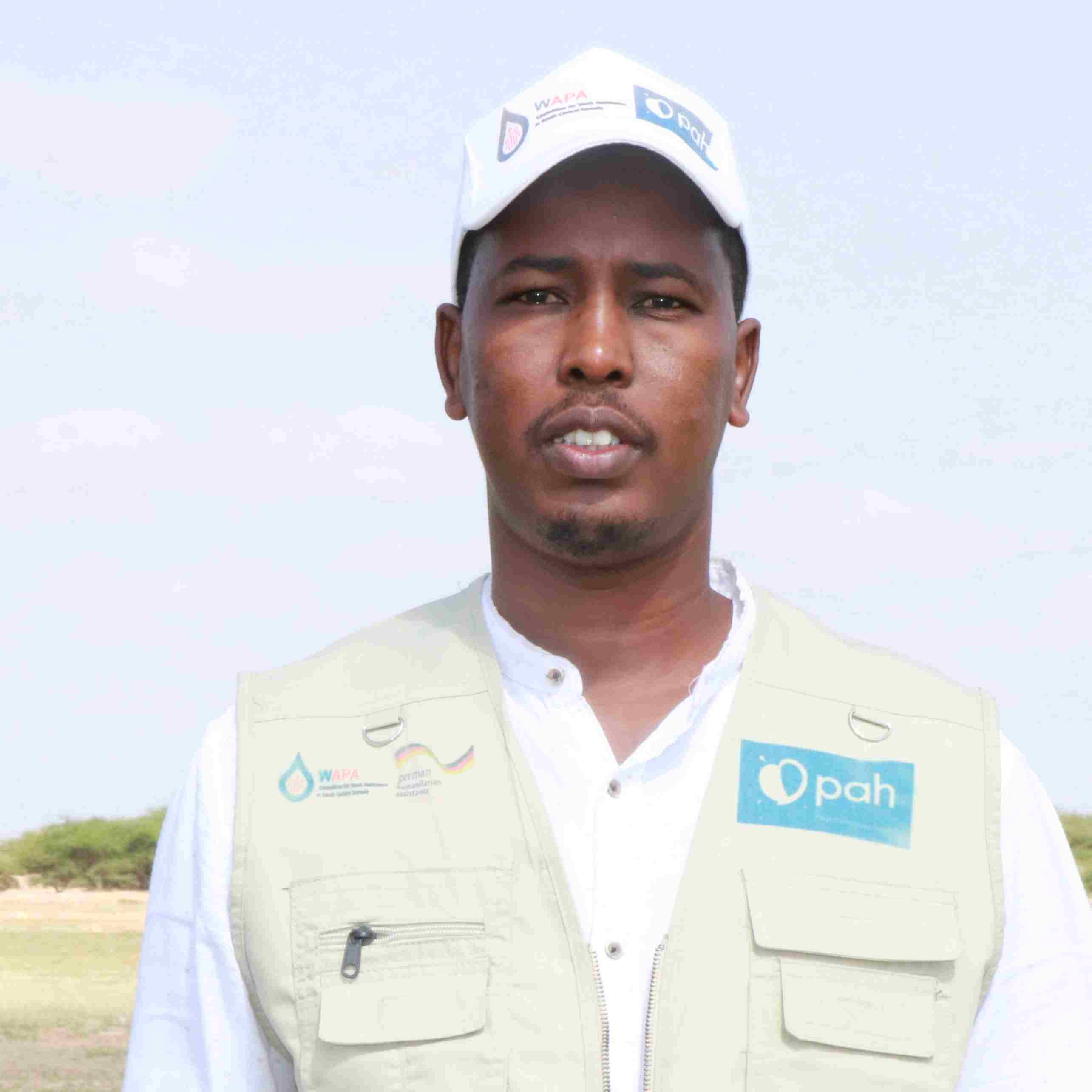 Portrait Hussein Abdi Projektmanager PAH in Somalia