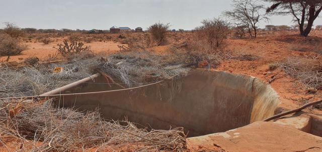 Aufgrund von Dürre ausgetrockneter Brunnen in Somalia